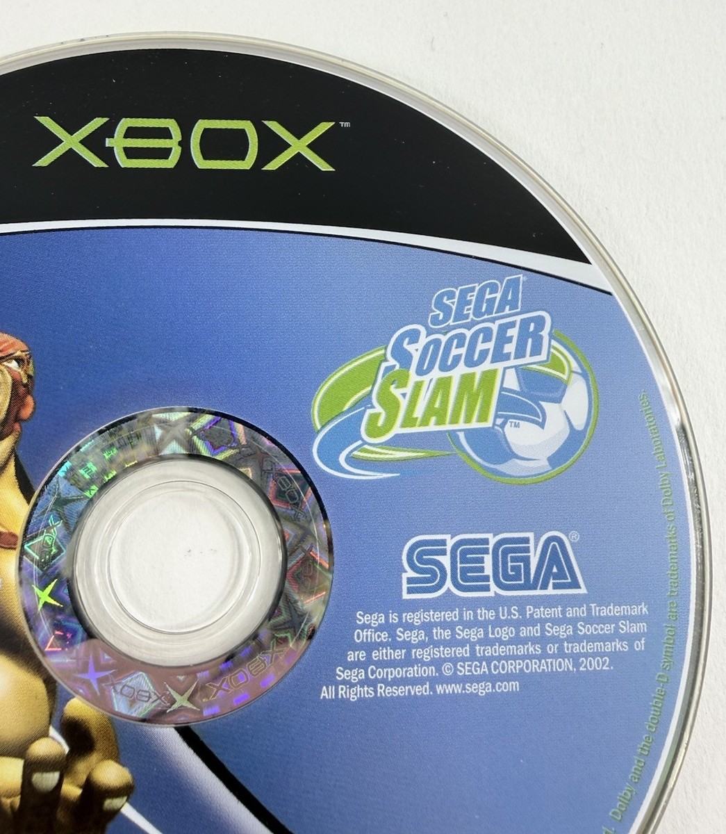 Sega Soccer Slam (Microsoft Xbox, 2002) Game Disc - Tested and
