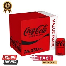 Coca-Cola Zero Sugar 24 X 330ml FREE SHIPPING