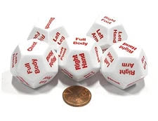 5 x D12 28mm Critical Location Body Hit Dice 