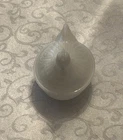 vintage hazel atlas milk glass hen on nest 4.5in