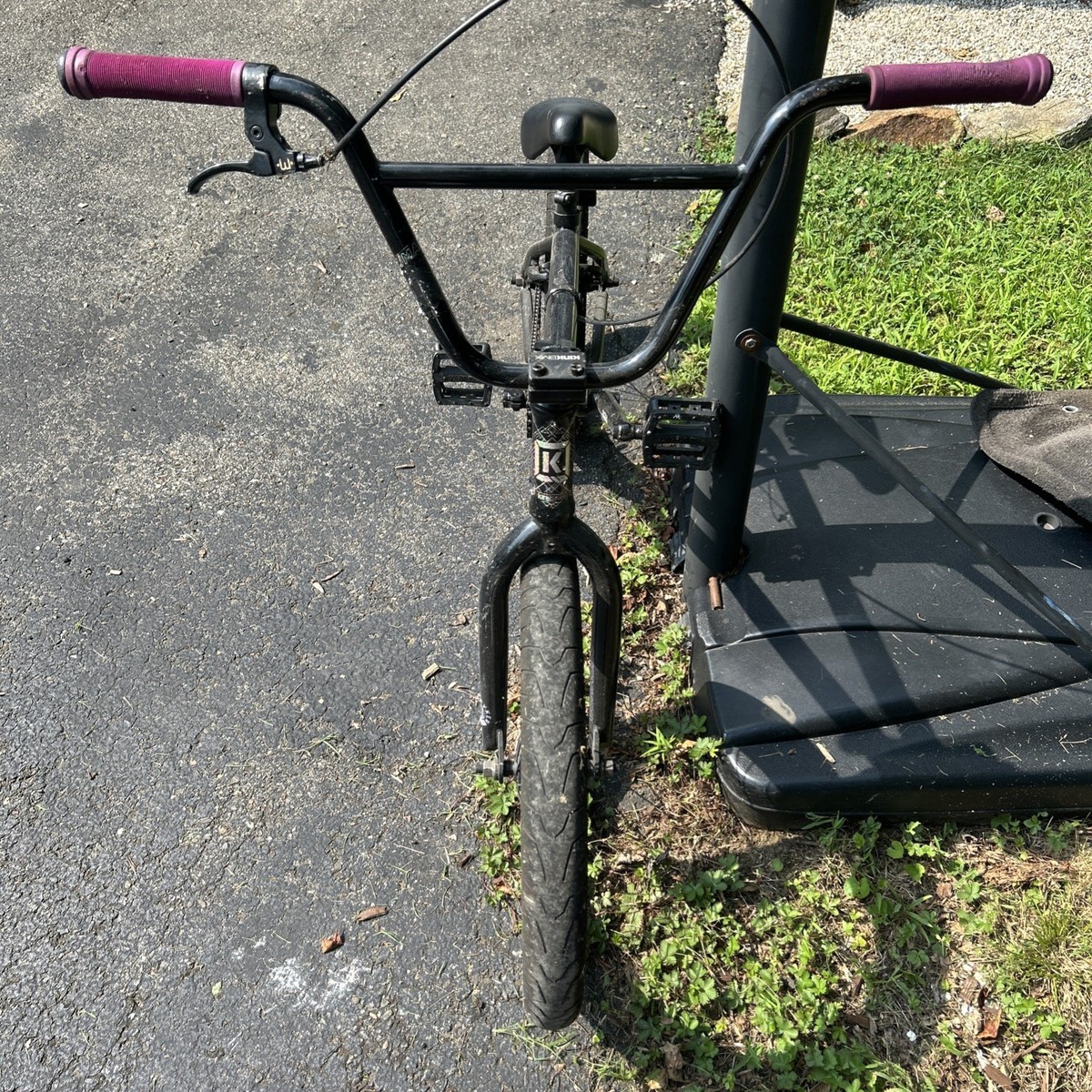 Kinkbmx Bike Mission Triumph In Black Used But In Decent Condition