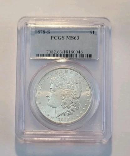 1878 S PCGS MS 63 Morgan Silver Dollar