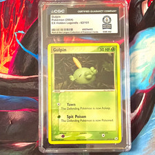 Gulpin 62/101 EX Hidden Legends (2004) English Regular CGC World Record Graded on eBay
