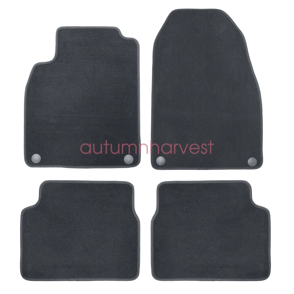 4 piezas alfombrillas delanteras y traseras de terciopelo de repuesto para Saab 9-3 2003-2011 Foto 4 de 4