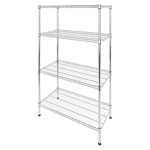 Modular Wire Storage Shelf 900 x 450 x 1800mm Steel Shelving - Picture 1 of 10
