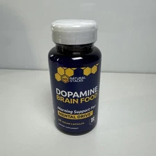 Natural Stacks Dopamine Vitamin Mental Drive Capsules - 60 Count