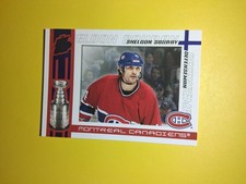 2003-04 Pacific Quest For The Cup BLUE 1/150 Sheldon Souray #58 Montreal HABS