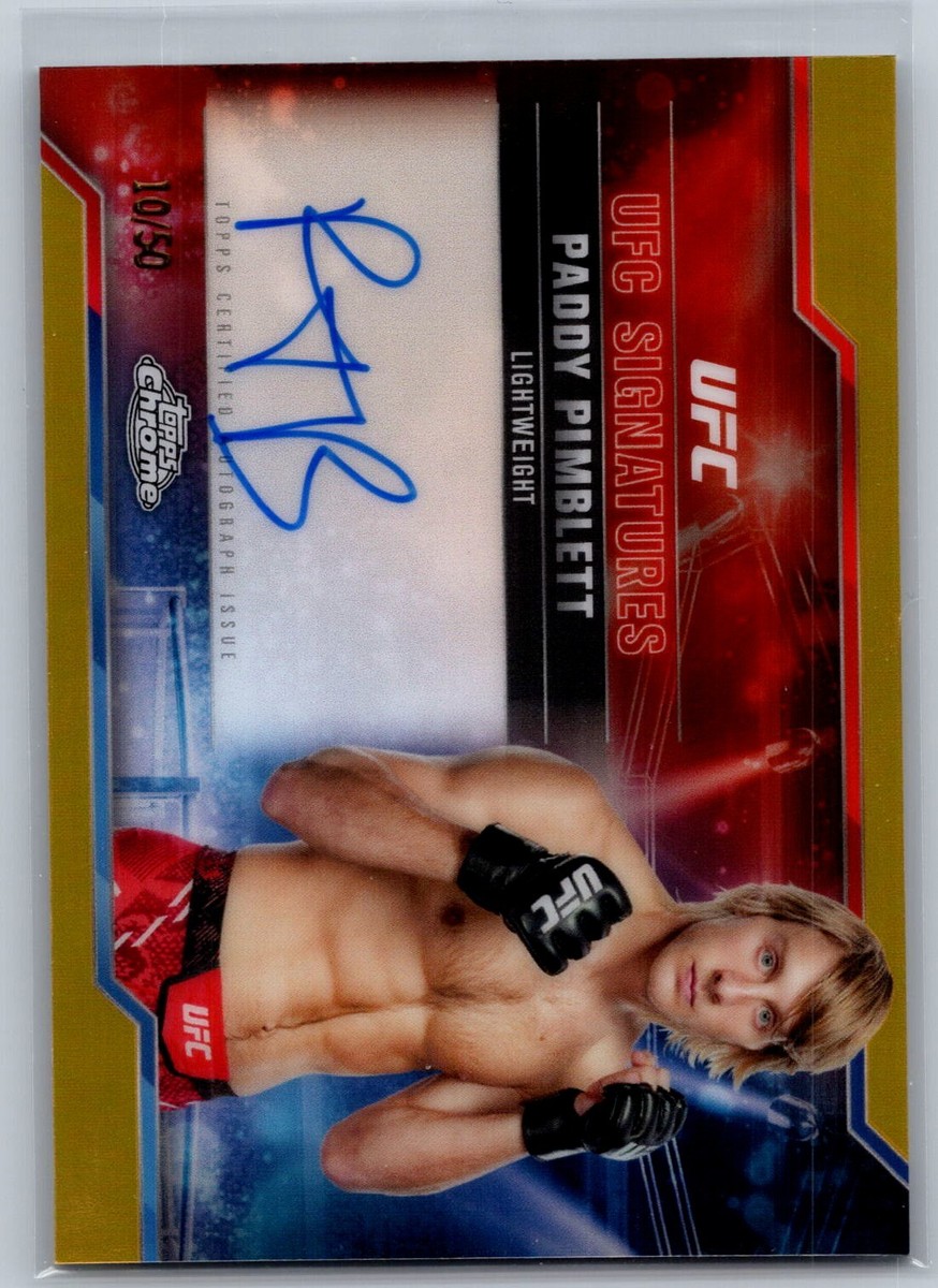 UFC　パディ・ピンブレット　ゴールドディスコ10シリカード　psa9 UFC パディ・ピンブレット ゴールドディスコ10シリカード psa9