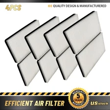4x Air Filter for Chevy GMC Silverado Sierra Suburban 1500 Tahoe Yukon Cadillac