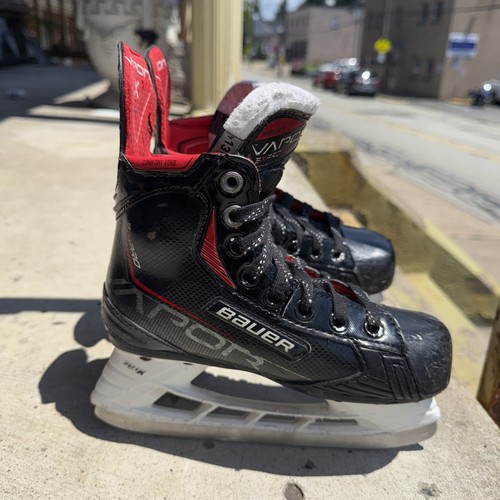 Bauer Vapor 3X Pro Ice Hockey Skates Junior Size 13.5D Y Very Nice - Picture 6 of 8