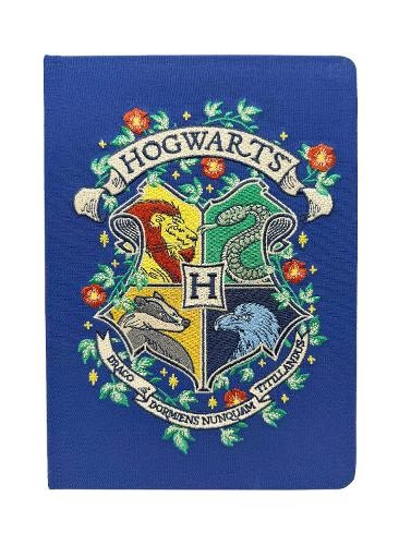 Harry Potter: Hogwarts Crest Embroidered Journal (Us Import)-image