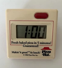 Vintage Pizza Hut 5 Minute Pan Pizza Timer - Read Description