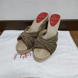 Christian Louboutin Sandals Size 38 Platform 10cm Heel Excellent Condition