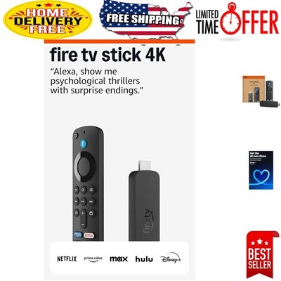Elevate Your Entertainment with Fire TV Stick 4K   AI Powered & Vibrant 4K UHD