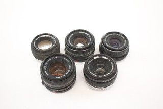 Obiettivi fotocamera messa a fuoco manuale Inc Pentax Canon Olympus ecc x 5