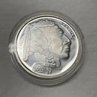 2001 Indian Head - Buffalo 1 Troy Oz 999 Fine Silver Round