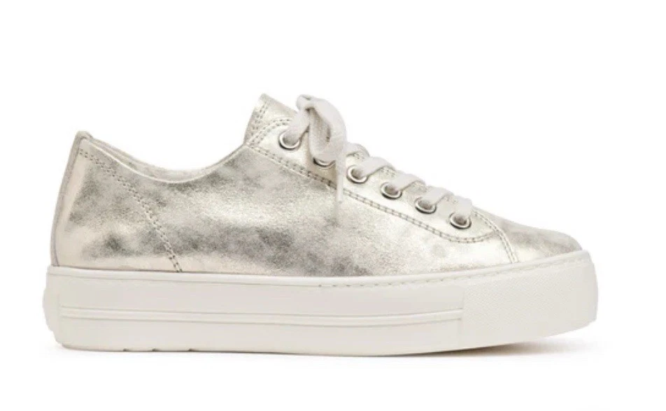 Zapatillas Paul Cuero Verde Dorado Mineral Metálico, Mujer’s 9 (Austria 6.5) Foto 2 de 4