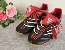 Rare Adidas Predator Absolute Absolion IC Red & Black Size US 7 Soccer Trainers