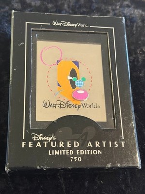 Disney Pin LE 750 Mickey For All Time Featured Artist Randy Noble 2004