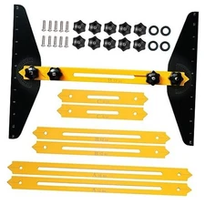 DIRECT FITS Stair Tread Template Tool and Measuring Jig for Riser, Yellow