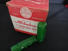 Vintage Schwinn NOS Grips, Translucent Campus Green
