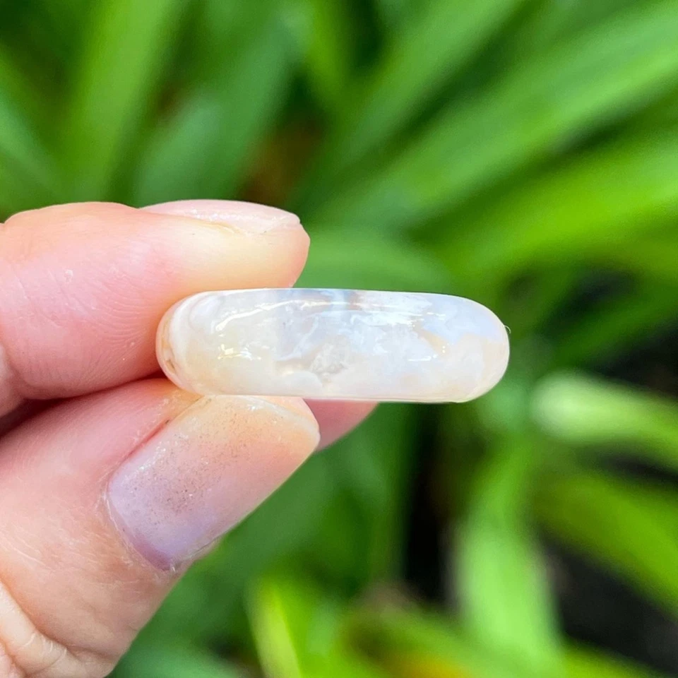 6.5码天然花卉玛瑙戒指0037 — 第 2/4 张图片