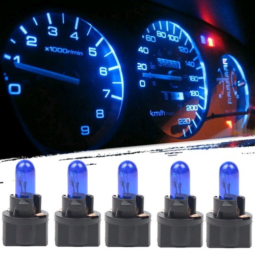 10pcs Blue T5 SMD Car LED Bulbs Dashboard Instrument Interior Light Accessories - Picture 6 of 8