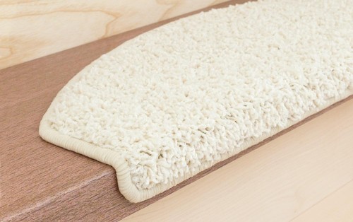 Stufenmatte Treppenmatte Shaggy Venus 10 Aktuelle Farben Halbrund ! - Bild 11 von 32