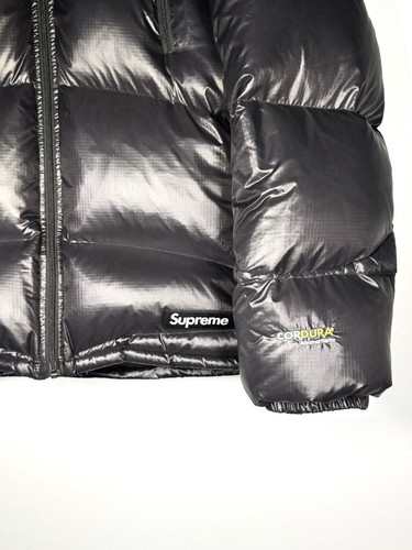 XXL Supreme Reversible Featherweight Down Puffer Jacket FW22 Black - Picture 4 of 9