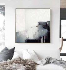 Hand Painted Abstract Painting  Canvas Painting Modern Art Minimalist