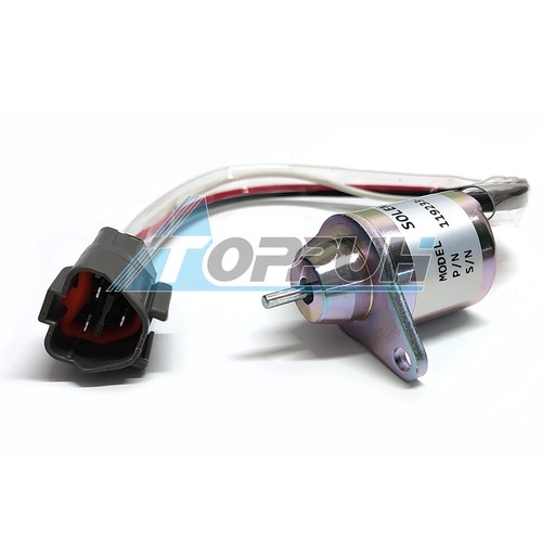 Fuel Shut Off Solenoid 119233-77932 12V For Yanmar 3TNV88 John Deere 4200 4300 - Bild 5 von 6