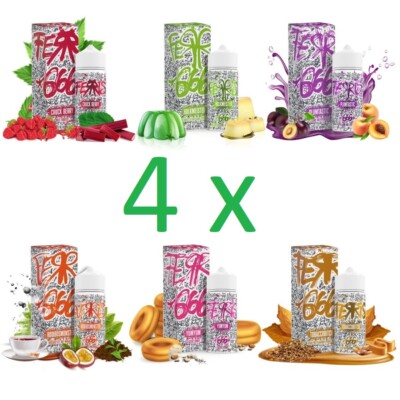 4 x Ferris 666 Aroma je 10ml für je 100ml E-Zigaretten E-Liquid