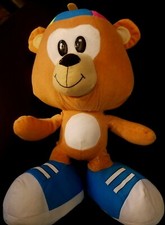 FIESTA 17" Plush Teddy Bear w/Sneakers;Propeller Beanie;Stuffed Companion Animal