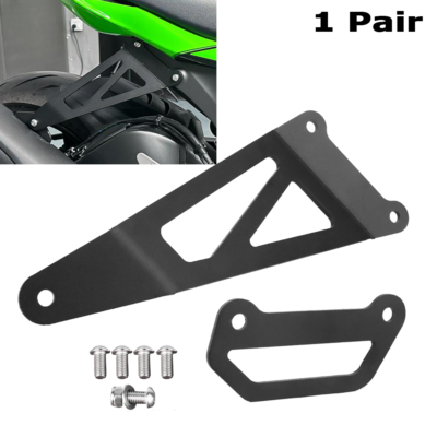 Rear Footrest Blanking Plates Footpeg Exhaust Bracket For KAWASAKI