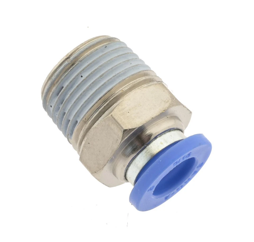 SANG-A IQS gerade Steckverschraubung R 1/4"- 6mm, IQS-Standard Pneumatikverschraubung