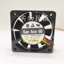 SANYO 109P0612M628 DC12V 0.09A 6CM 3-Wire Inverter Cooling Fan