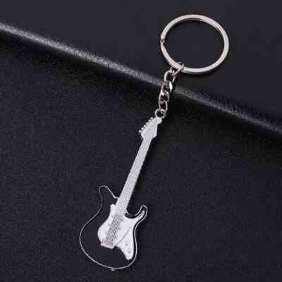 Electric Guitar Keychain Multiple Colors Available
