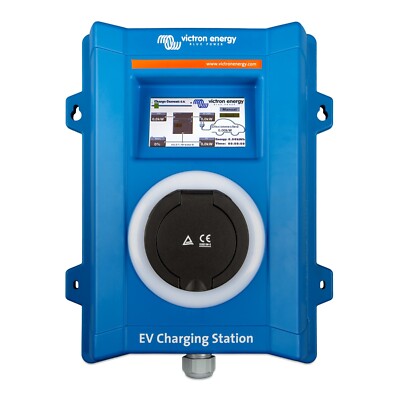 Wallbox Ladestation 7,3kW 11kW 22kW Display Bluetooth LED Victron EV Charging