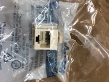 Belden AX101319 CAT6 Modular Jack, RJ45, KeyConnect style Almond lot of 10
