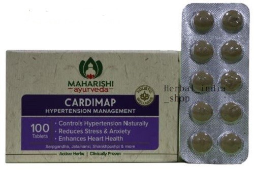 Maharishi Ayurveda Cardimap 100 Tablets Ayurvedic Herbal Product BEST LOW PRICE - Picture 1 of 5