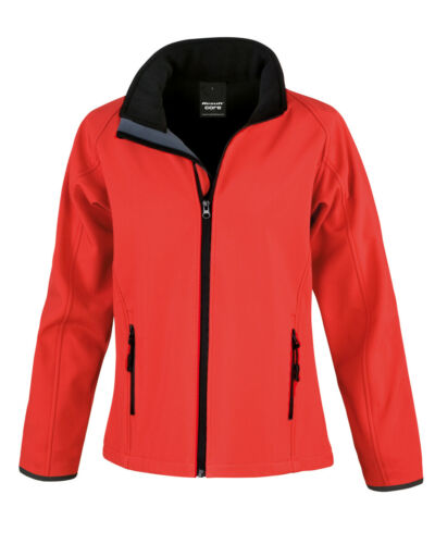 Damen 'Bedruckbar Result Core Softshell Windfeste Jacke Mantel - Bild 9 von 10