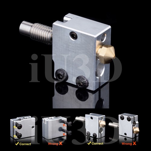 iU3D Volcano Heater Block for Volcano Hotend,Prusa i3,FLSUN SR,Sidewinder X1 X2 - 第 6/7 張圖片