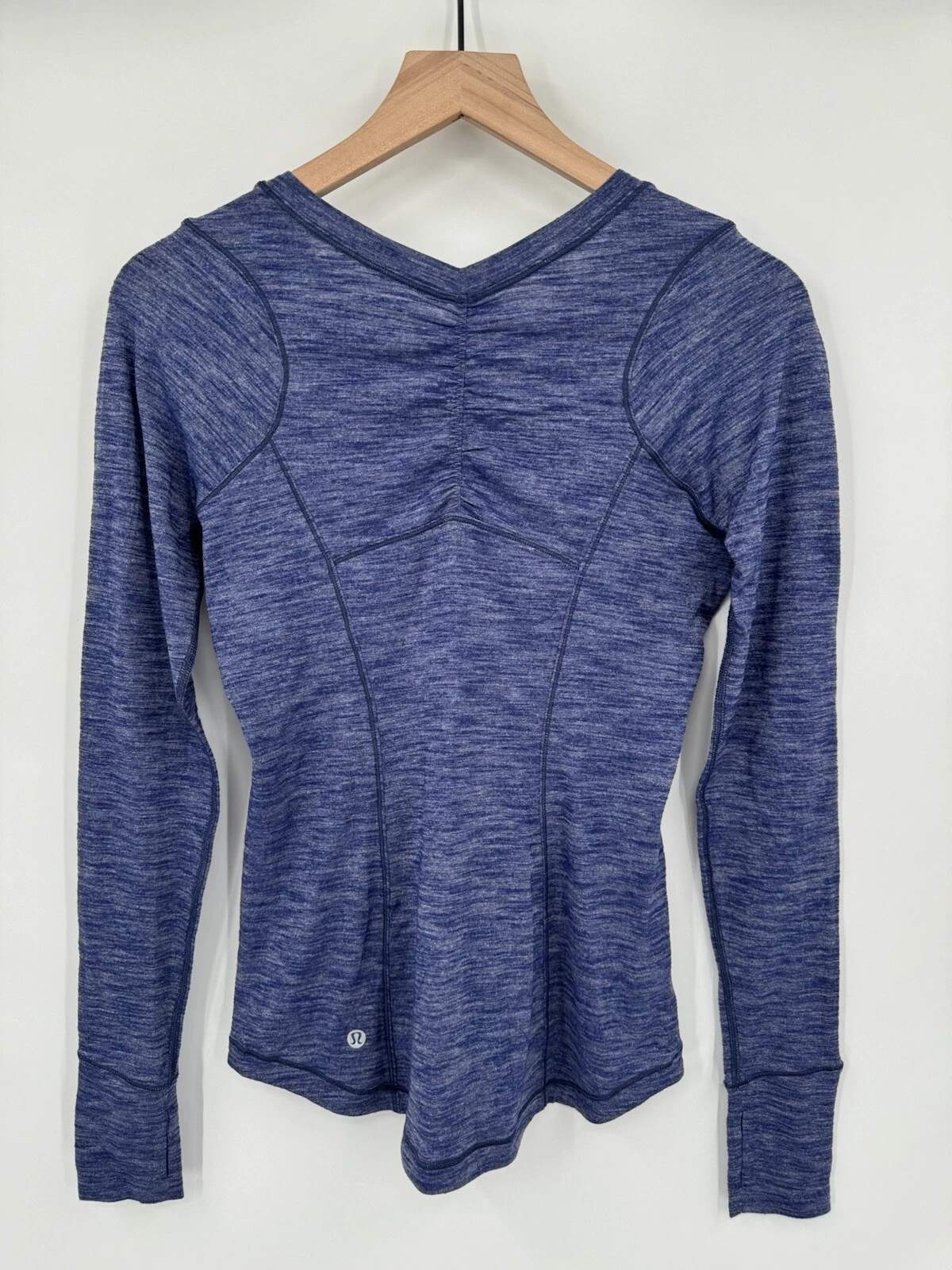 lululemon top 5 mile long sleeve soft space dye shirt