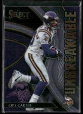 2020 Panini Select #U24 Cris Carter Minnesota Vikings Unbreakable Football Card