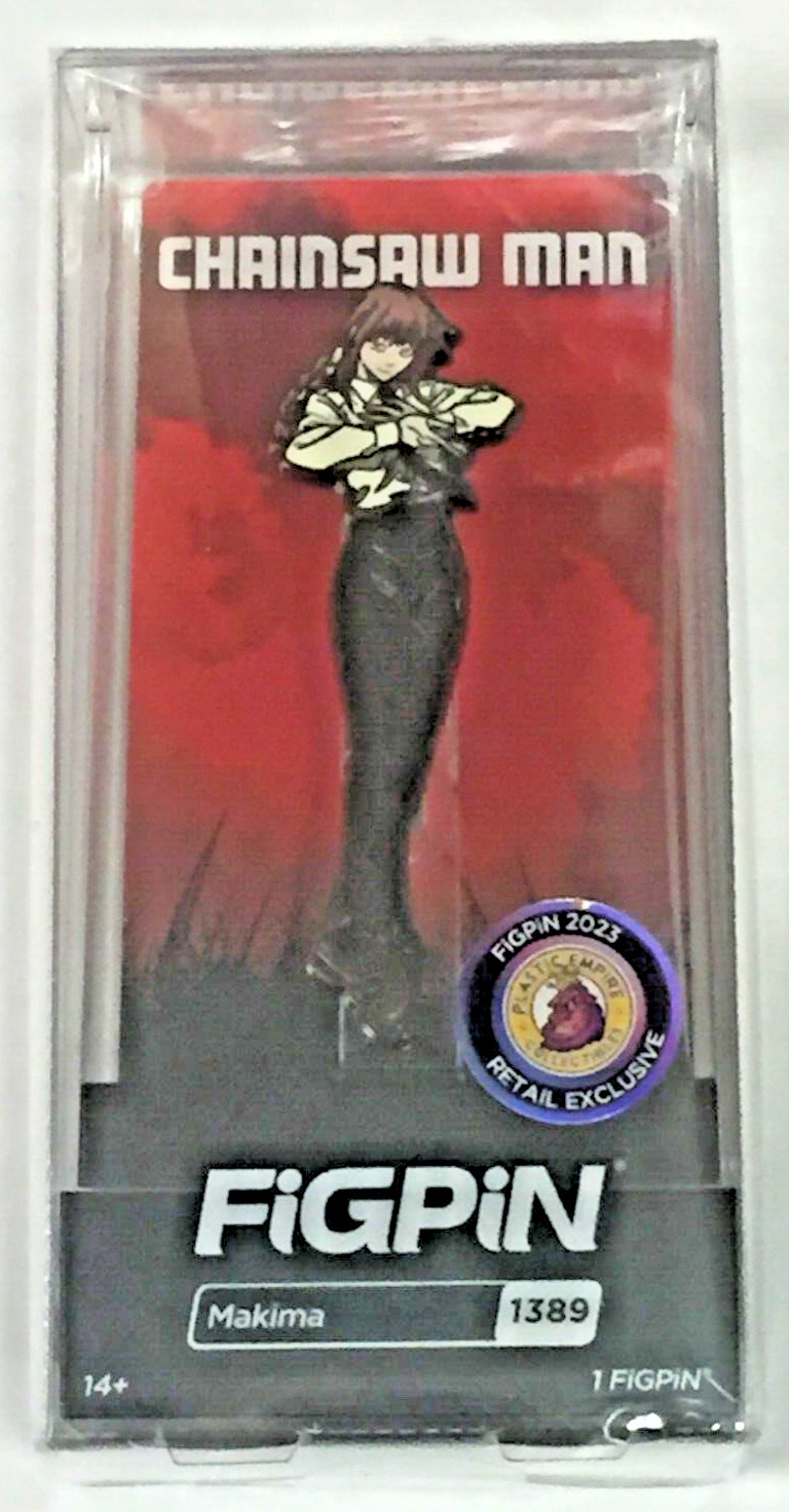 FiGPiN Chainsaw Man Makima #1389 2023 Retail Exclusive Locked Collectible Pin