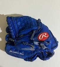 Rawlings Youth Kids 9.5 Inch Blue Baseball Glove H950R Highlight Series LHT