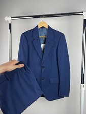 Zadig Voltaire Men s Suit Victor Paul Navy Blue Size 44 XS Blazer Trousers