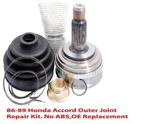 Cv Axle Repair >> Details About 86 89 Accord Cv Axle Outer Joint Repair Kit 1joint 1nut 1boot 2clamps 1grease Cv Axle Repair >> Details About 86 89 Accord Cv Axle Outer Joint Repair Kit 1joint 1nut 1boot 2clamps 1grease