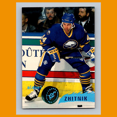 1979年日本シリーズチケット当時物＋プロ野球カード3枚ホームランカード付き Alexei Zhitnik #143 1995 Stadium Club Buffalo Sabres Hockey Card