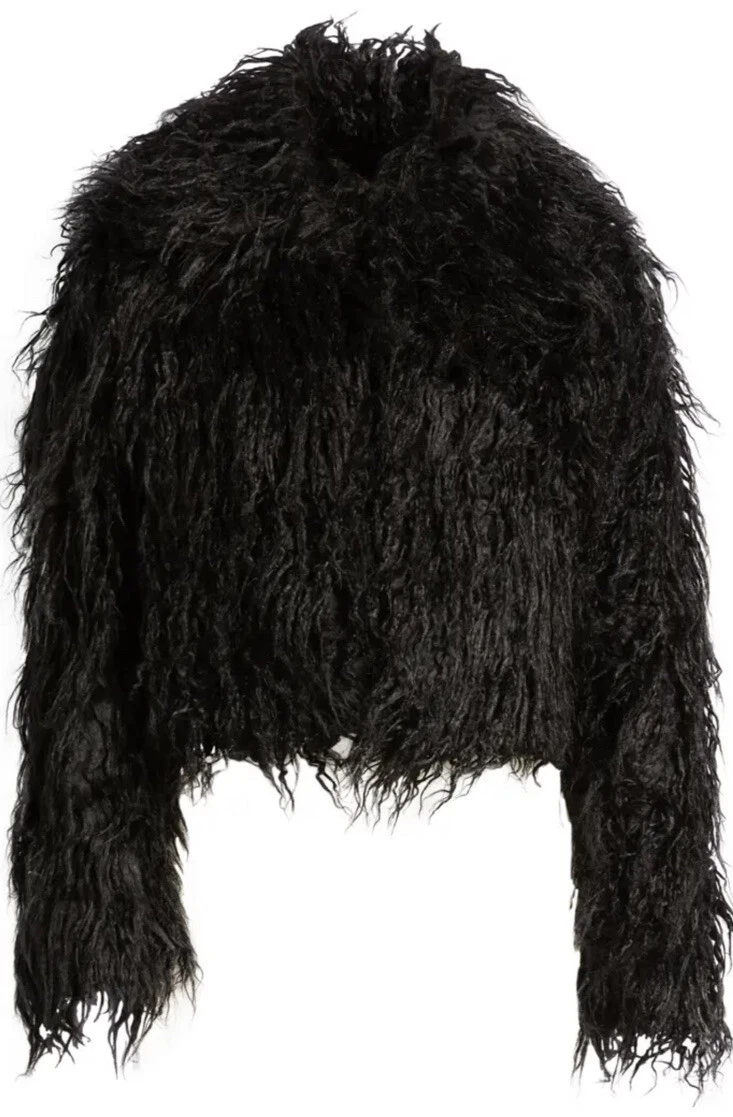 Blanknyc faux top fur crop jacket